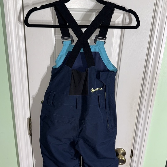 Burton Navy Blue Kids' GORE-TEX Stark Bib Snow Bib Snowboarding Skiing Size XS - Picture 6 of 11